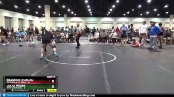 160 lbs Round 4 (8 Team) - Brandon Lehrman, Backyard Boyz White vs Lucas Moore, Dark Knights WC