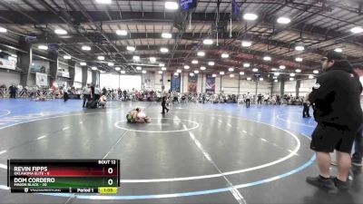 96 lbs Rd# 6- 9:00am Saturday Final Pool - Dom Cordero, Minion Black vs Revin Fipps, Oklahoma Elite