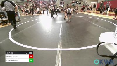 64 lbs Rr Rnd 2 - Miles Murrell, Pin-King All Stars vs Brantley Snelson, Bartlesville Wrestling Club