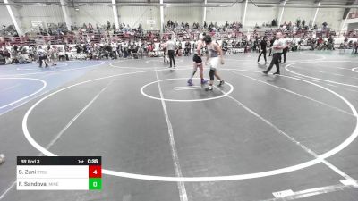 156 lbs Rr Rnd 3 - Sam Zuni, Stout Wr Ac vs Francisco Sandoval, Miners WC