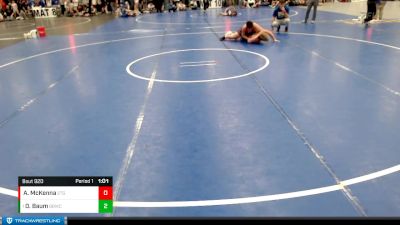 204-245 lbs Round 1 - Devon Baum, Broken Bow Wrestling Club vs Asher McKenna, 2TG