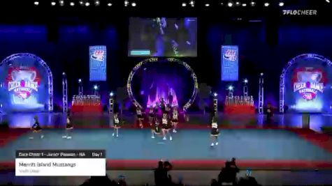 Merritt Island Mustangs - Youth Cheer [2021 Core Cheer 1 - Junior Peewee - NA Day 1] 2021 Pop Warner National Cheer & Dance Championship