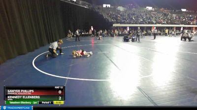 45 lbs Round 2 - Kennedy Ellenberg, Iowa vs Sawyer Phillips, Immortal Athletics WC