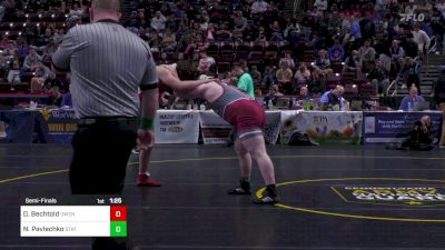 285 lbs Semifinal - Dean Bechtold, Owen J. Roberts vs Nicholas Pavlechko, State College