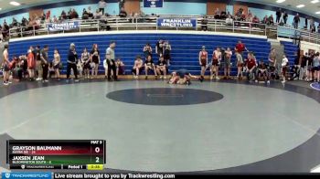 102 lbs Round 2 (4 Team) - Grayson Baumann, Mater Dei vs Jaxsen Jean, Bloomington South