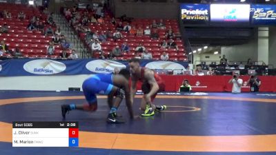 65 kg Rnd Of 32 - Jordan Oliver, Sunkist Kids Wrestling Club vs Montell Marion, TMWC