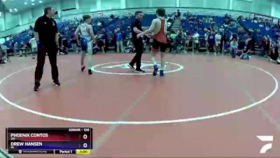 126 lbs Quarterfinal - Phoenix Contos, OH vs Drew Hansen, MI