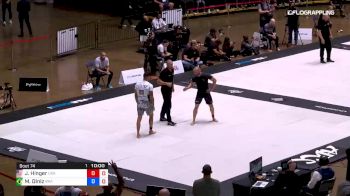 Josh Hinger vs Matheus Diniz 2019 ADCC World Championships