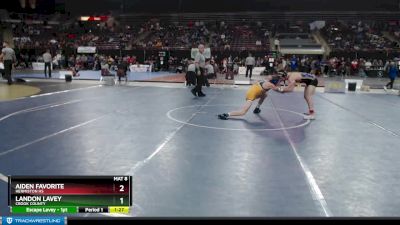 120 lbs Champ. Round 3 - Aiden Favorite, Hermiston HS vs Landon Lavey, Crook County