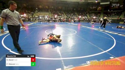 75 lbs Round Of 16 - Brinlie Bazer, Nebraska Wrestling Academy vs Piper Weaver, BullTrained