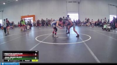 90 lbs Round 2 (4 Team) - Preston Bartolini, Carolina Reapers vs John Grady Plott, The House