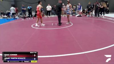 138 lbs Quarterfinal - Isaac Conner, OR vs Henry Martin Schultz, SC