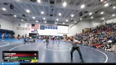 70 lbs 1st Place Match - Larry Zlomke, Gering Junior High vs Ethan Bibby, Carey Jr High