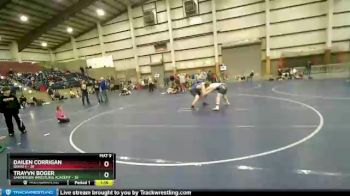 265 lbs Quarters & Wb (16 Team) - Dailen Corrigan, Idaho 1 vs Trayvn Boger, Sanderson Wrestling Academy