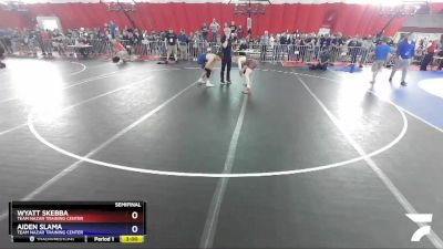 126 lbs Semifinal - Wyatt Skebba, Team Nazar Training Center vs Aiden Slama, Team Nazar Training Center