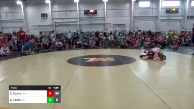 80 lbs Pools - Cruz Evans, Backyard Brawlers vs Corbin Lorek, Killer Elite