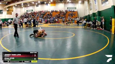 132 lbs Cons. Round 4 - Ryan Ochs, Villa Park vs Jimmey Tank Loya, Downey