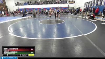 145 lbs Cons. Round 2 - Brendan Bleau, Gallatin (Bozeman) vs Seth Agenbroad, Vallivue