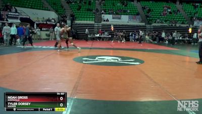 7A 157 lbs Cons. Round 3 - Tyler Dorsey, Hoover vs Noah Gross, Huntsville