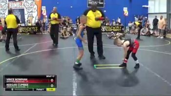60 lbs Round 5 (8 Team) - Vince Bowman, Backyard Brawlers vs Keegan Cumbee, American Gladiators