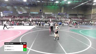 69 lbs Quarterfinal - Caleb Wilson, Brighton WC vs Stihl Ballard, Colorado Outlaws