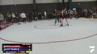 120 lbs Cons. Round 3 - Quenten Halverson, AK vs Timothy Walker Jr, CA