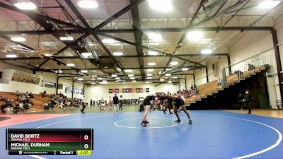 184 lbs 5th Place Match - Michael Durham, Indiana Tech vs David Bortz, Indiana Tech