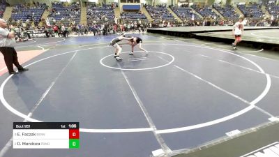 100 lbs Semifinal - Emma Faczak, Bennett Wrestling Club vs Dominic Mendoza, Pomona Elite