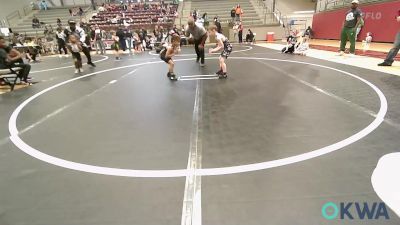 56 lbs Rr Rnd 1 - Jason Rhea Petrie, Chandler Takedown Club vs AJ Carwile, Pin-King All Stars