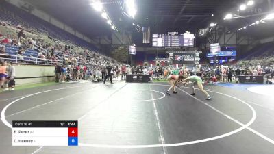 122 lbs Cons 16 #1 - Brooklyn Perez, Arizona vs Claudia Heeney, Illinois