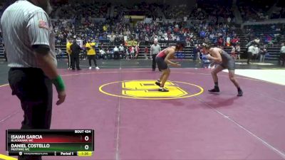 164 lbs Quarterfinal - Daniel Costello, Mustang WC vs Isaiah Garcia, Blackhawk WC