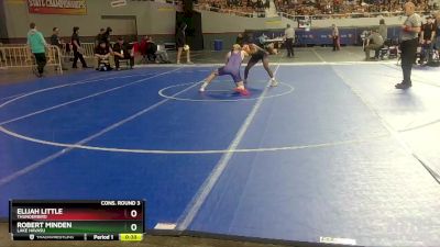 D2-144 lbs Cons. Round 3 - Elijah Little, Thunderbird vs Robert Minden, Lake Havasu