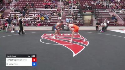 57 kg Semifinal - Trevor Mastrogiovanni, Cowboy RTC vs Ryan Miller, Pennsylvania RTC