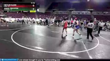 W-152 lbs 2nd Wrestleback (16 Team) - Emma Crichton, Wyoming vs Skylar Slade, Iowa