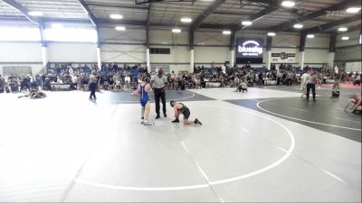 89 lbs Rr Rnd 2 - Elliott Sanders, BlackCat WC vs Bryson Davis, Dove Creek Bulldogs