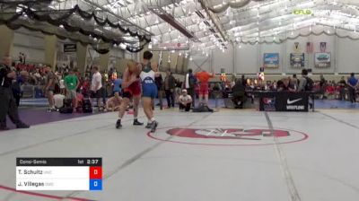 87 kg Consolation - Trenton Schultz, University Of Northern Colorado- Unattached vs Justin Villegas, Ouachita Wrestling Club