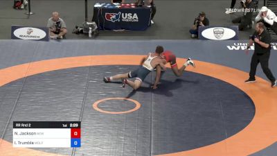 92 kg Rr Rnd 2 - Nathan Jackson, New York Athletic Club vs Isaac Trumble, WOLF/TMWC