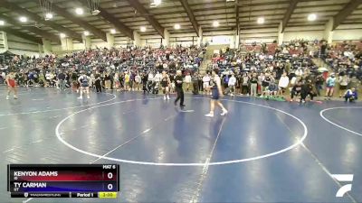 182 lbs Quarterfinal - Kenyon Adams, ID vs Ty Carman, UT