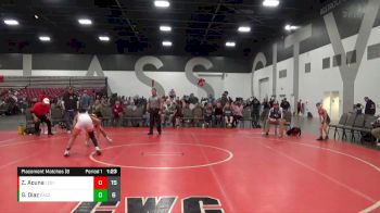 85 lbs Placement Matches (8 Team) - Gianni Diaz, Elite Ath Club WE vs Zavier Acuna, Legacy National