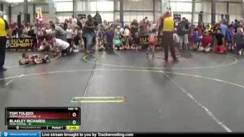 49 lbs Quarterfinals (8 Team) - Tom Toledo, American Gladiators vs Blakley Richards, Team Gotcha
