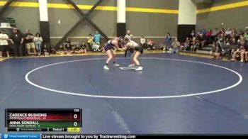 130 lbs Round 1 (4 Team) - Cadence Bushong, Potentially Dangerous vs Anna Sondall, Iowa Angry Alpacas