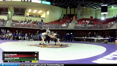 144 lbs Quarters & Wb (16 Team) - Seth Philippi, Kearney vs Braedyn Rakes, Lincoln East