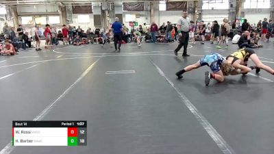 92 lbs Round 4 (8 Team) - Hayden Barber, Ranger WC vs Wyatt Rossi, AACO Allstars