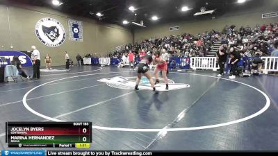 150 lbs Quarterfinal - Jocelyn Byers, Centennial vs Marina Hernandez, Selma