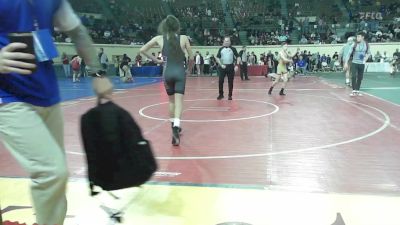 100 lbs Consi Of 16 #2 - Eli Boggan, Team Tulsa Wrestling Club vs Landon Hayes, Team Choctaw