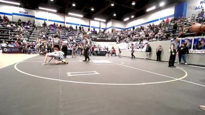 73 lbs Consi Of 8 #2 - Ryder Risley, Choctaw Ironman Youth Wrestling vs Maddox Love, Standfast