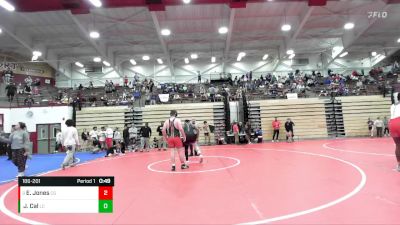 186-201 lbs Championship Bracket - Elliott Jones, Center Grove vs Jayden Cal, Lawrence Central