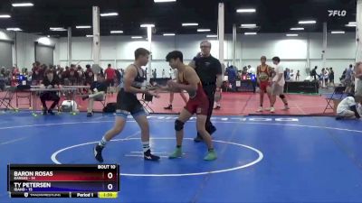 125 lbs 2nd Wrestleback (8 Team) - Baron Rosas, Kansas vs Ty Petersen, Idaho