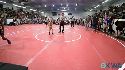 61 lbs Quarterfinal - Kingston Reed, Pin-King All Stars vs Aiden Yeager, Salina Wrestling Club