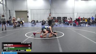 88 lbs Finals (2 Team) - Gabe Benyo, Mat Assassins vs Grady Moore, River WC